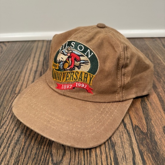 Filson Tin Cloth Waxed 100th Anniversary 1897-1997 Cap Hat - Picture 2 of 6